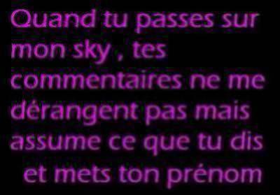 quant tu passe ......